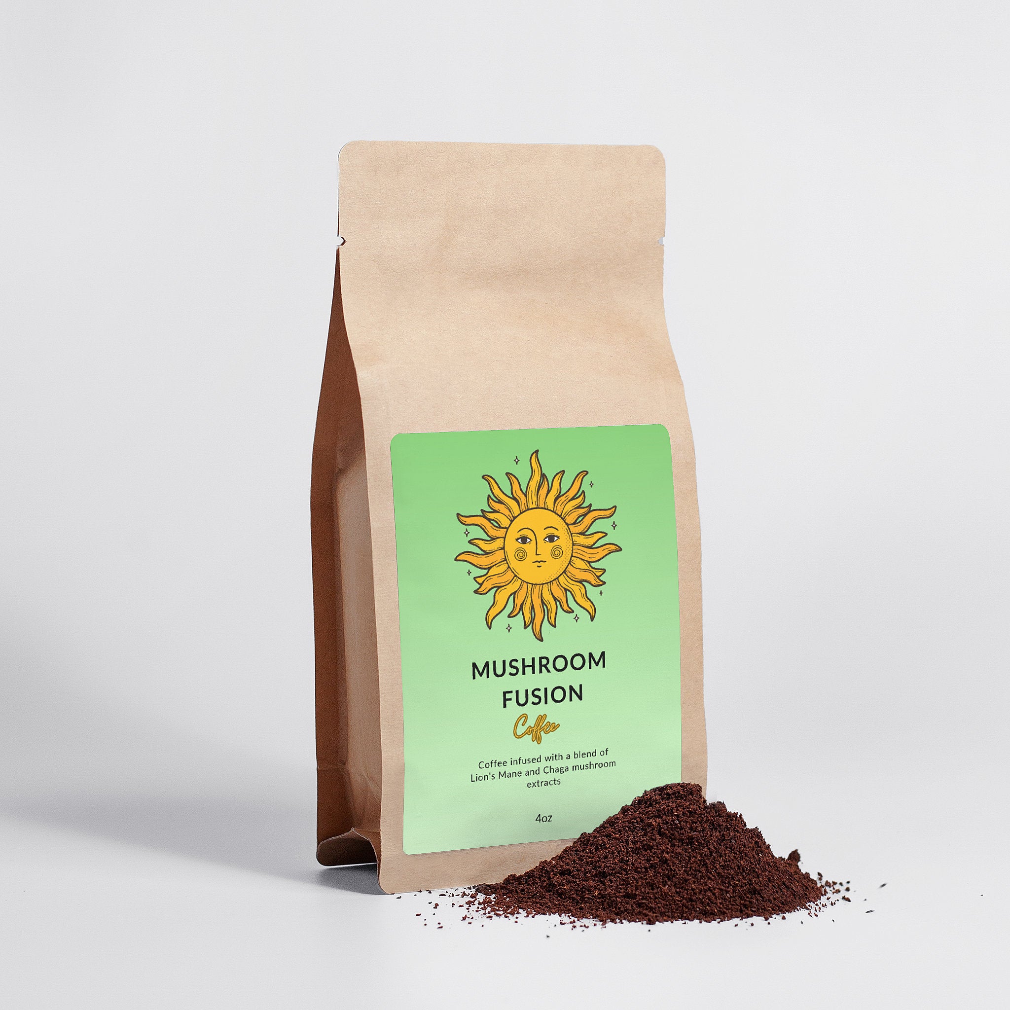 Mushroom Coffee Fusion - Lion’s Mane & Chaga 4oz