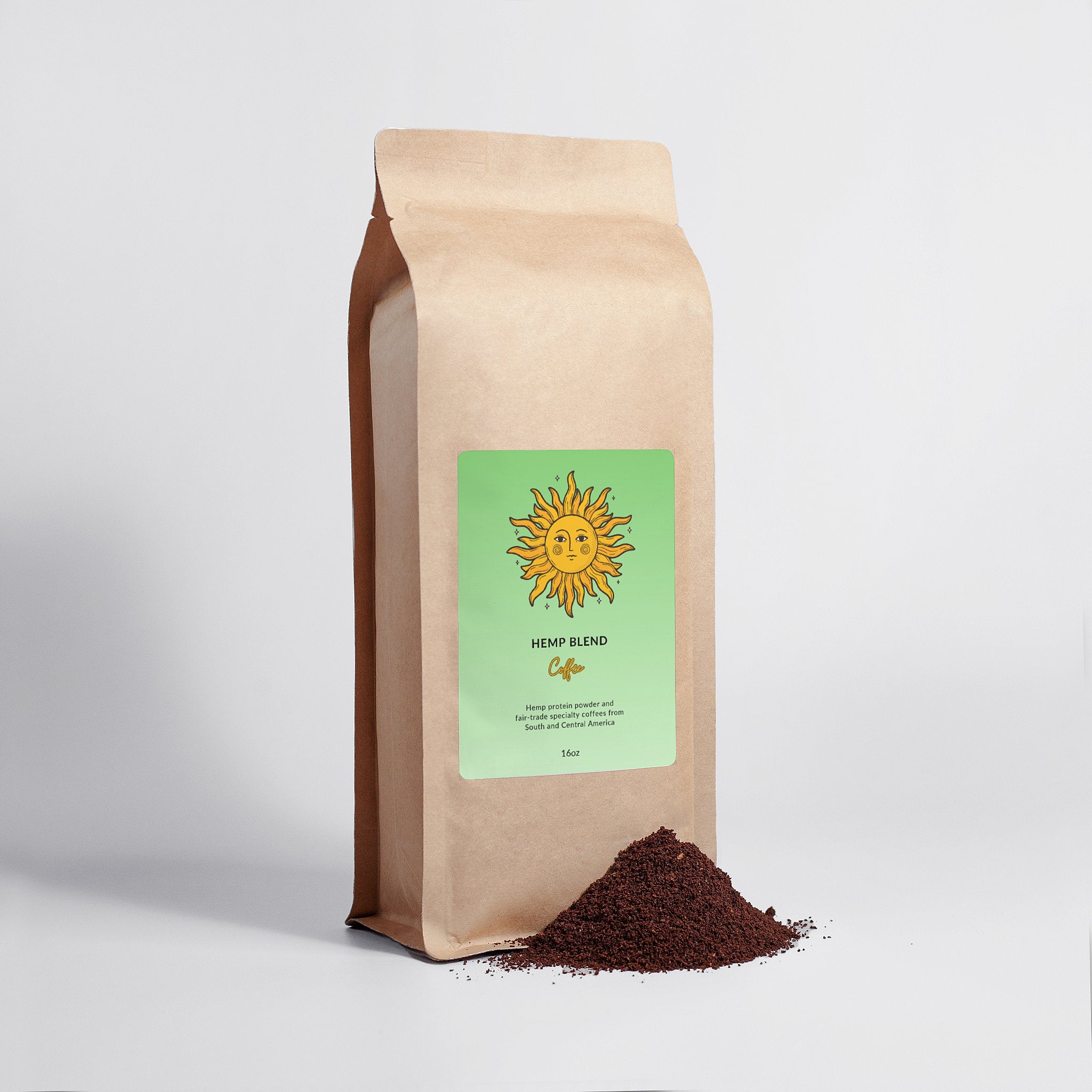 Hemp Coffee Blend - Medium Roast 16oz