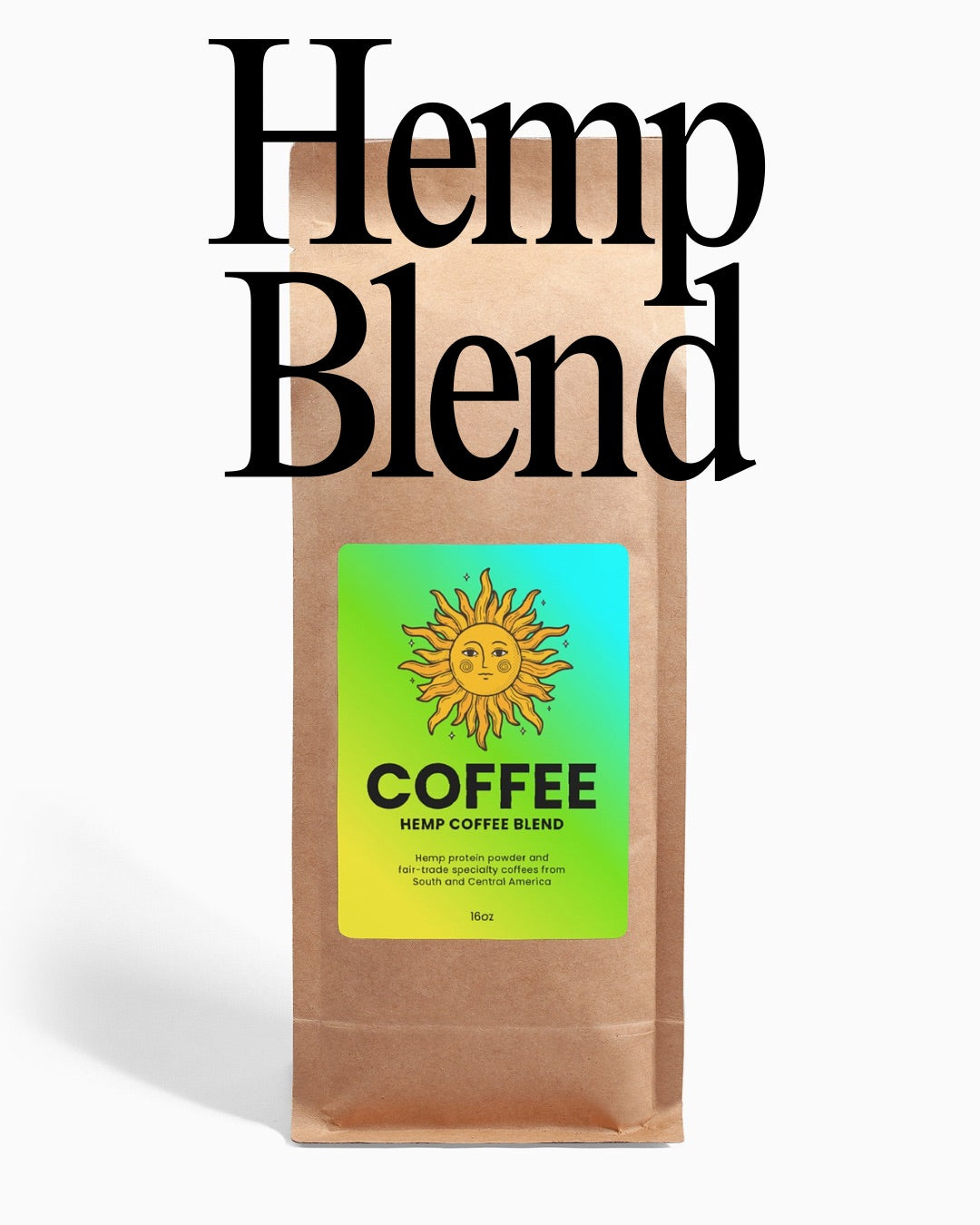 Hemp Coffee Blend - Medium Roast 16oz